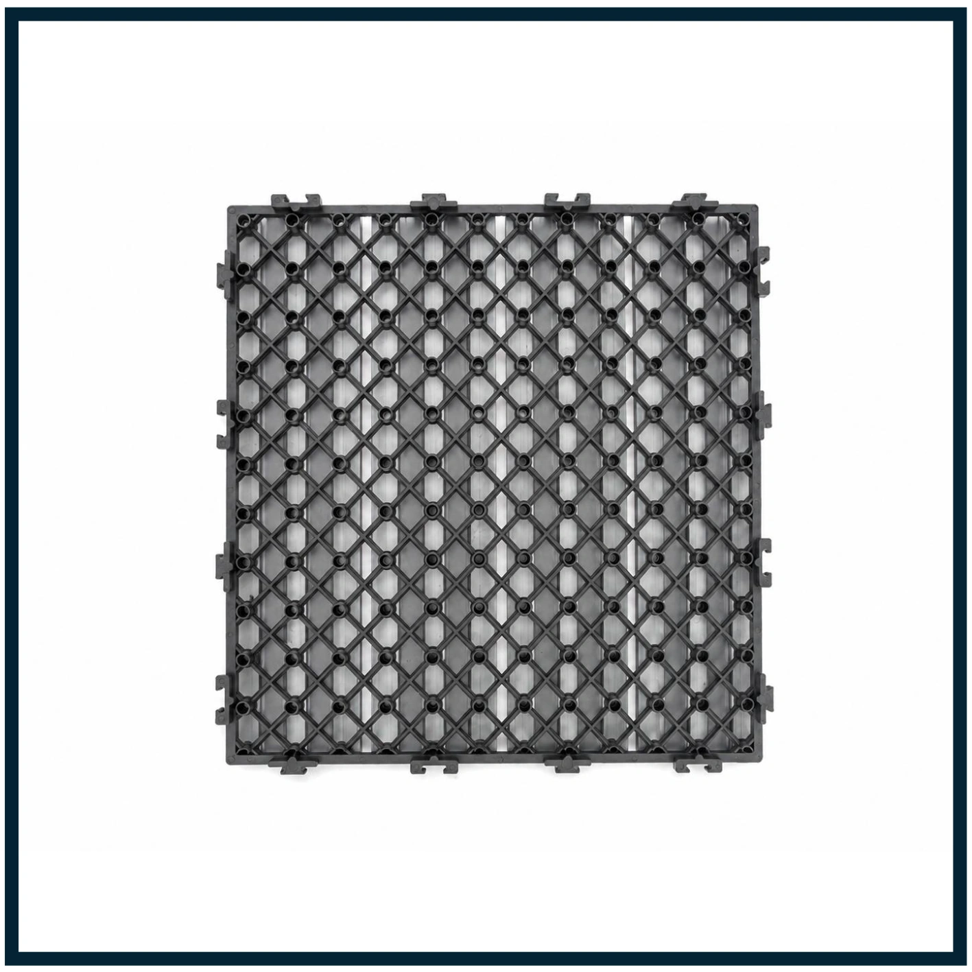 Premium Co-Extruded WPC Ezi-Deck Tile | GREY - Image 3